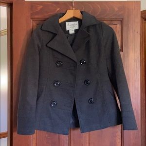 American Rag Charcoal Grey Double Breasted Peacoat